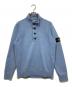 STONE ISLAND（ストーンアイランド）の古着「ハーフジップニット」｜ブルー