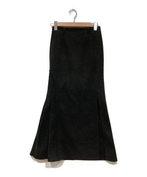AND MARY（アンドマリー）AND MARY (アンドマリー) スリットデザインスカート ブラック サイズ:Sの古着・服飾アイテム