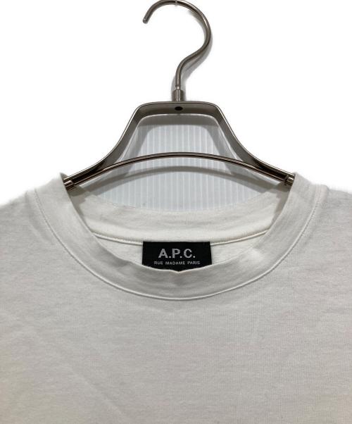 A.P.C.（アーペーセー）A.P.C. (アーペーセー) 刺繍ロゴTシャツ ホワイト サイズ:Ｓの古着・服飾アイテム