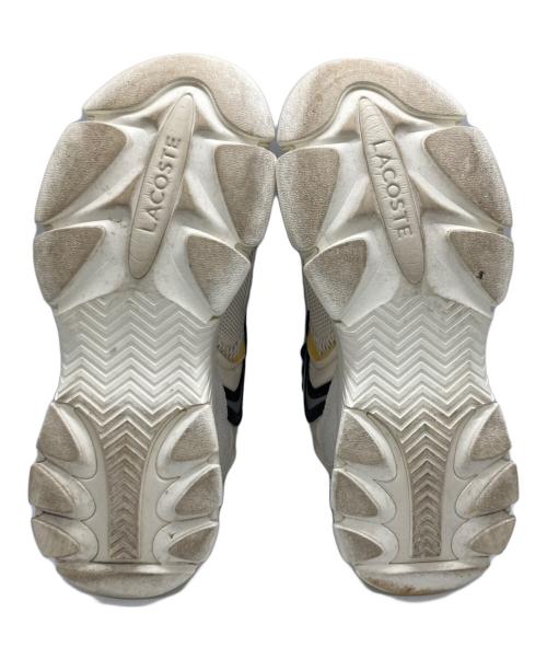 LACOSTE（ラコステ）LACOSTE (ラコステ) スニーカー アイボリー×ネイビー サイズ:EUR 37の古着・服飾アイテム