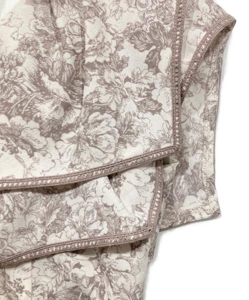 Snidel（スナイデル）Snidel (スナイデル) ラッフルカラーワンピース ベージュ サイズ:1の古着・服飾アイテム