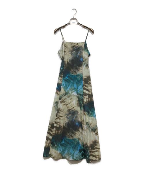 COCODEAL（ココディール）COCODEAL (ココディール) アートプリントレイヤー2ピースワンピース グリーン サイズ:2の古着・服飾アイテム