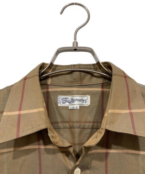Burberry's（バーバリーズ）Burberry's (バーバリーズ) チェックシャツ ブラウン サイズ:A40-81の古着・服飾アイテム