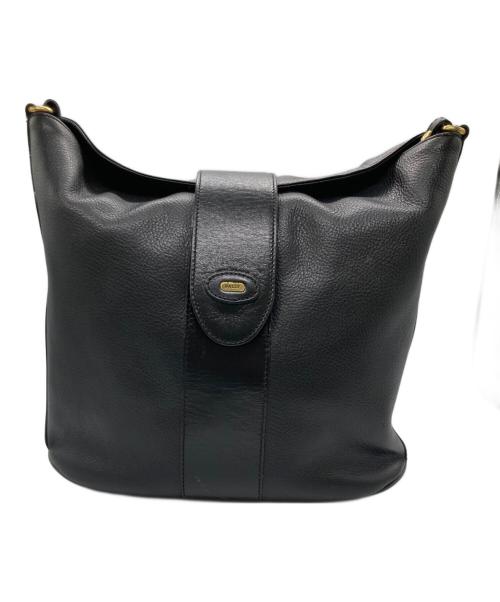 BALLY（バリー）BALLY (バリー) フラップベルトショルダーバッグ ブラックの古着・服飾アイテム