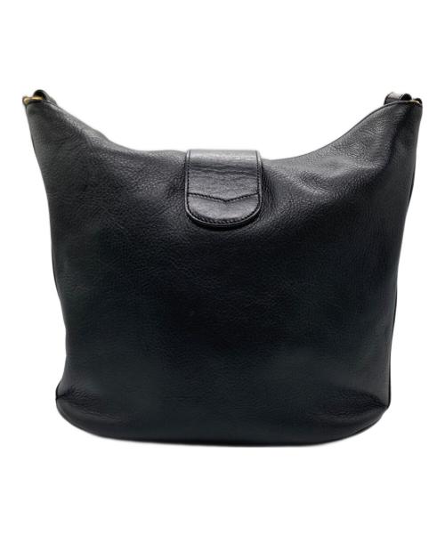 BALLY（バリー）BALLY (バリー) フラップベルトショルダーバッグ ブラックの古着・服飾アイテム