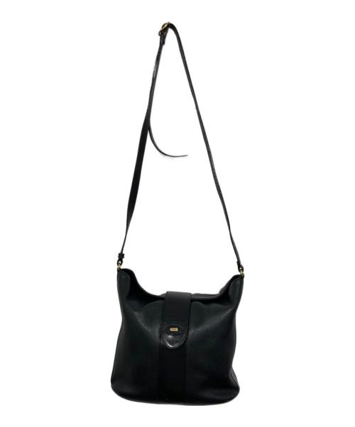 BALLY（バリー）BALLY (バリー) フラップベルトショルダーバッグ ブラックの古着・服飾アイテム