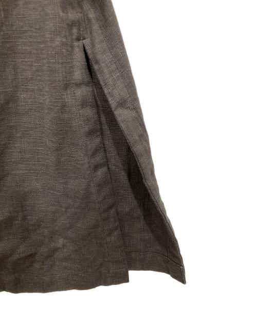 simpure（シンピュア）simpure (シンピュア) ロングリネンジレ ブラウン サイズ:サイズ表記なしの古着・服飾アイテム