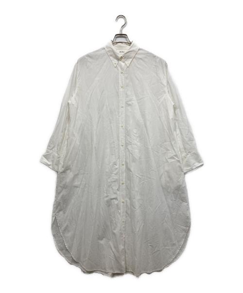 Mila Owen（ミラオーウェン）Mila Owen (ミラオーウェン) シャツワンピース ホワイト サイズ:Freeの古着・服飾アイテム