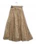 JUSGLITTY (ジャスグリッティー) シャイニードットマチフレアスカート ベージュ：5000円