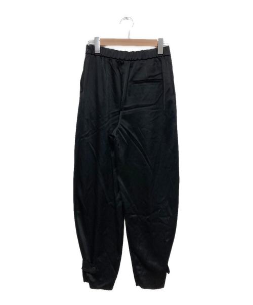 theory luxe（セオリーリュクス）theory luxe (セオリーリュクス) サテンギャザーパンツ ブラック サイズ:Mの古着・服飾アイテム