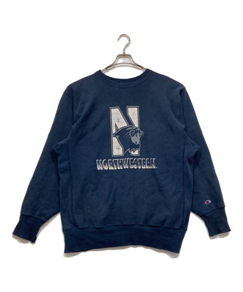 Champion REVERSE WEAVE（チャンピオン リバース ウィーブ）Champion REVERSE WEAVE (チャンピオン リバース ウィーブ) リバースウィーブスウェット ネイビー サイズ:XLの古着・服飾アイテム