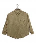 Plageプラージュ）の古着「minicoll シャツ」｜ベージュ