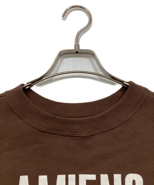 La Hutta（ラ ユット）La Hutta (ラ ユット) 裏起毛スウェット ブラウン サイズ:Fの古着・服飾アイテム