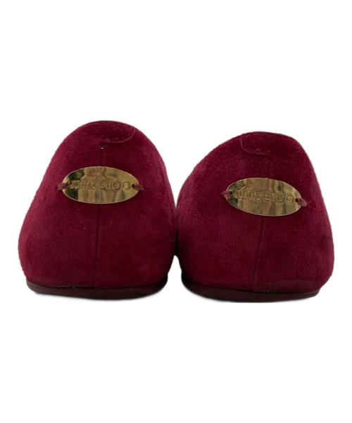 JIMMY CHOO（ジミーチュウ）JIMMY CHOO (ジミーチュウ) フラットシューズ ピンク サイズ:36の古着・服飾アイテム