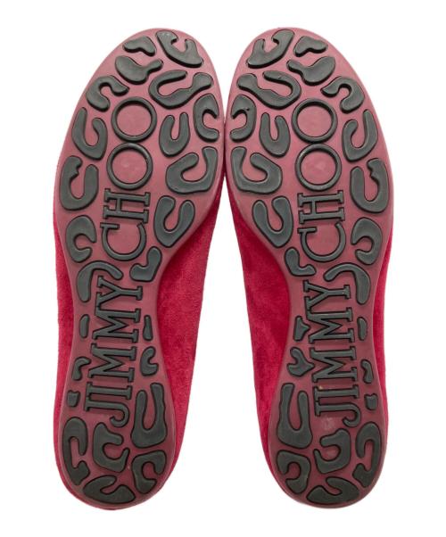 JIMMY CHOO（ジミーチュウ）JIMMY CHOO (ジミーチュウ) フラットシューズ ピンク サイズ:36の古着・服飾アイテム