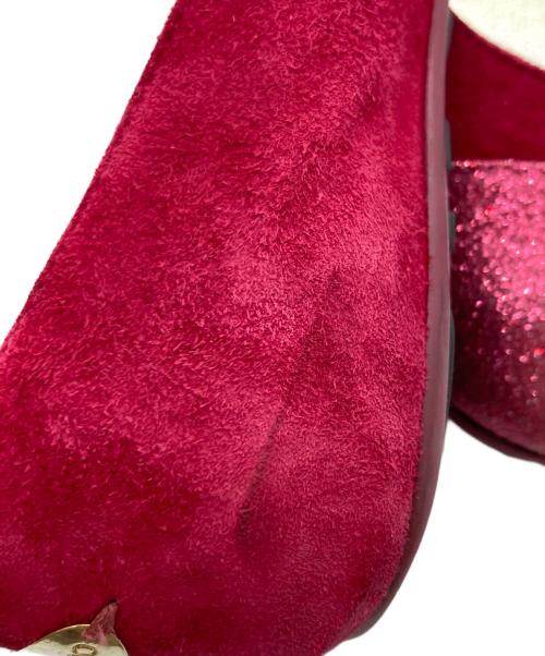 JIMMY CHOO（ジミーチュウ）JIMMY CHOO (ジミーチュウ) フラットシューズ ピンク サイズ:36の古着・服飾アイテム