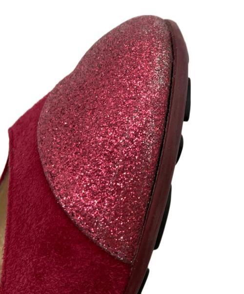 JIMMY CHOO（ジミーチュウ）JIMMY CHOO (ジミーチュウ) フラットシューズ ピンク サイズ:36の古着・服飾アイテム