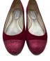 中古・古着 JIMMY CHOO (ジミーチュウ) フラットシューズ ピンク サイズ:36：5000円
