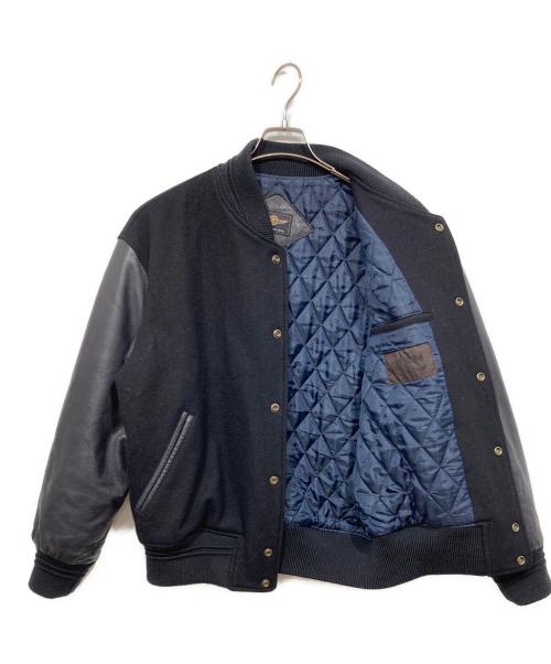 COMME CA DU MODE MEN（コムサデモードメン）COMME CA DU MODE MEN (コムサデモードメン) スタジャン　90's ブラック サイズ:サイズ表記なしの古着・服飾アイテム