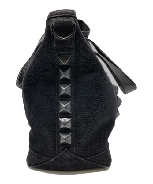 Hysteric Glamour（ヒステリックグラマー）Hysteric Glamour (ヒステリックグラマー) STUDS CANVAS クロスボディーバッグ ブラックの古着・服飾アイテム