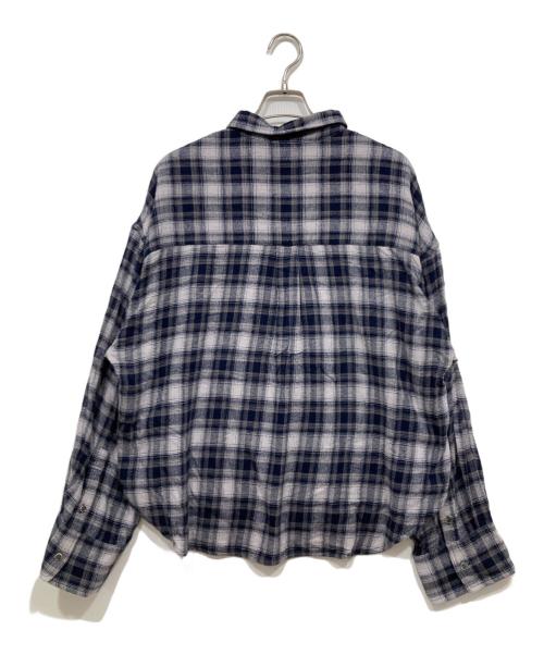 Snidel（スナイデル）Snidel (スナイデル) ネルシャツ グレー サイズ:ONE SIZEの古着・服飾アイテム