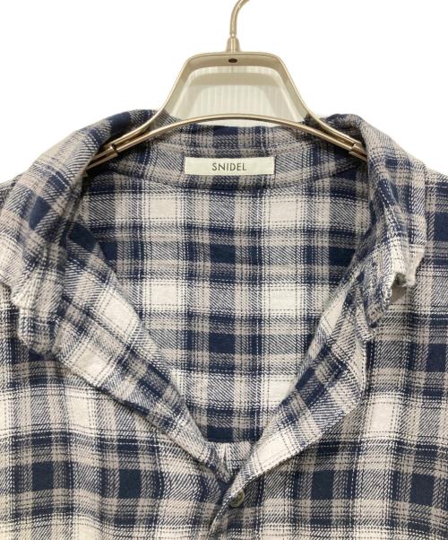 Snidel（スナイデル）Snidel (スナイデル) ネルシャツ グレー サイズ:ONE SIZEの古着・服飾アイテム
