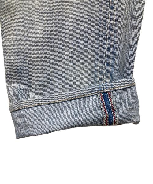 moussy（マウジー）moussy (マウジー) HW DAMAGE LOOSE STRAIGHT ブルー サイズ:23の古着・服飾アイテム