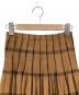 中古・古着 simplicite (シンプリシテ) リバーシブルギャザースカート ブラウン サイズ:サイズ表記なし：3000円