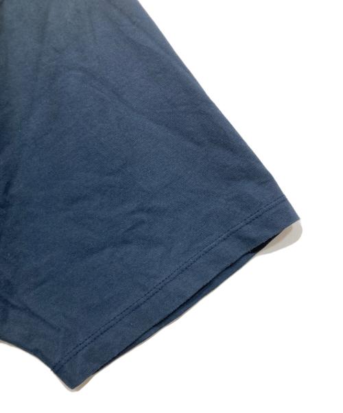 paragraph（パラグラフ）paragraph (パラグラフ) プリントカットソー ネイビー サイズ:Mの古着・服飾アイテム