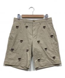 POLO RALPH LAUREN（ポロ・ラルフローレン）の古着「タイガー刺繍ショートパンツ」｜ベージュ