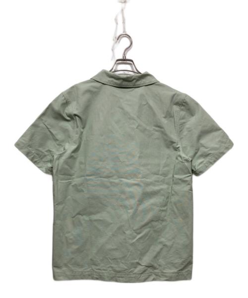 NIKE（ナイキ）NIKE (ナイキ) ハーフジップ半袖シャツ グリーン サイズ:ｍの古着・服飾アイテム