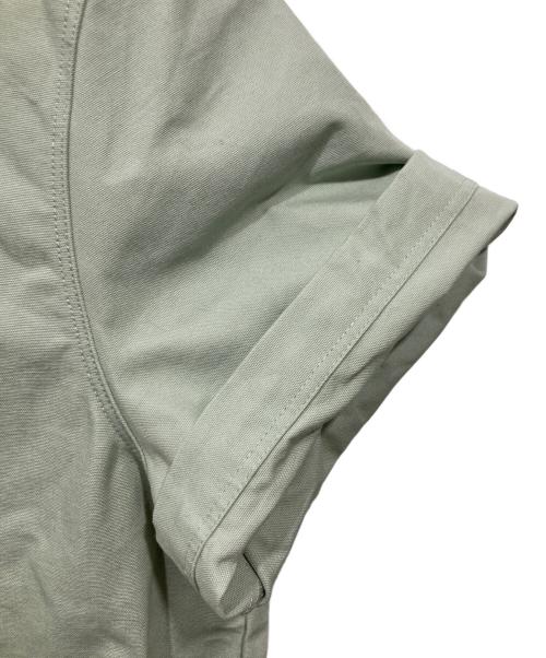 NIKE（ナイキ）NIKE (ナイキ) ハーフジップ半袖シャツ グリーン サイズ:ｍの古着・服飾アイテム