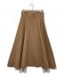 BALLSEY (ボールジィ) シルクウールフレアスカート ブラウン サイズ:36：3000円