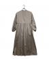 BALLSEY (ボールジィ) ハイカウントサテン パフスリーブワンピース グレー サイズ:S：7000円
