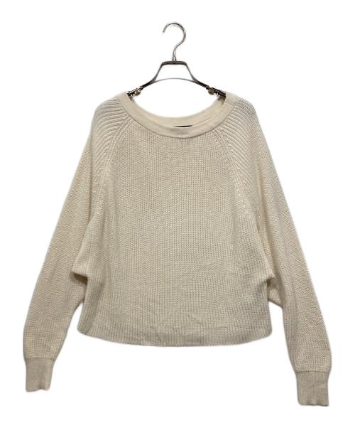 theory（セオリー）theory (セオリー) コットンカシミアニット ホワイト サイズ:Sの古着・服飾アイテム