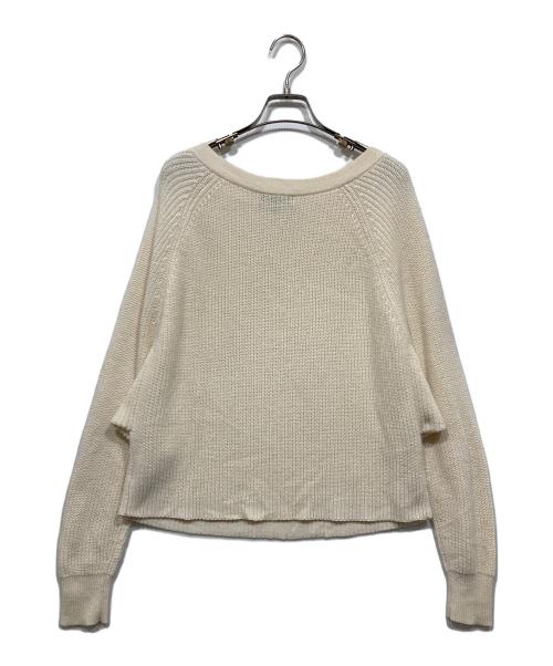 theory（セオリー）theory (セオリー) コットンカシミアニット ホワイト サイズ:Sの古着・服飾アイテム