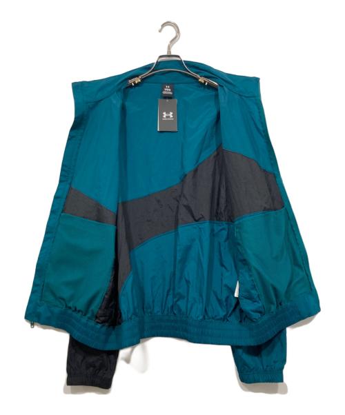 UNDER ARMOUR（アンダーアーマー）UNDER ARMOUR (アンダーアーマー) ナイロンジャケット グリーン×ブラック サイズ:L 未使用品の古着・服飾アイテム