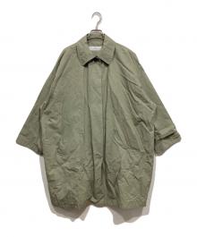 JOURNAL STANDARD（ジャーナルスタンダード）の古着「ハイカウントワイドステンカラーコート」｜グリーン