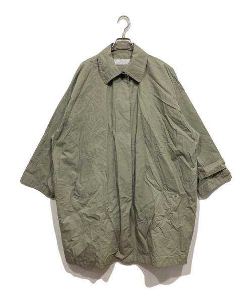 JOURNAL STANDARD（ジャーナルスタンダード）JOURNAL STANDARD (ジャーナルスタンダード) ハイカウントワイドステンカラーコート グリーン サイズ:表記なしの古着・服飾アイテム