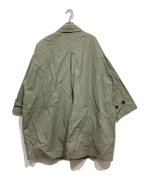 JOURNAL STANDARD（ジャーナルスタンダード）JOURNAL STANDARD (ジャーナルスタンダード) ハイカウントワイドステンカラーコート グリーン サイズ:表記なしの古着・服飾アイテム