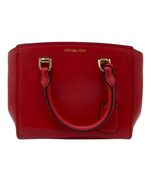 MICHAEL KORS（マイケル・コース）MICHAEL KORS (マイケルコース) 2WAYバッグ レッドの古着・服飾アイテム