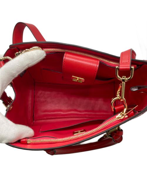 MICHAEL KORS（マイケル・コース）MICHAEL KORS (マイケルコース) 2WAYバッグ レッドの古着・服飾アイテム