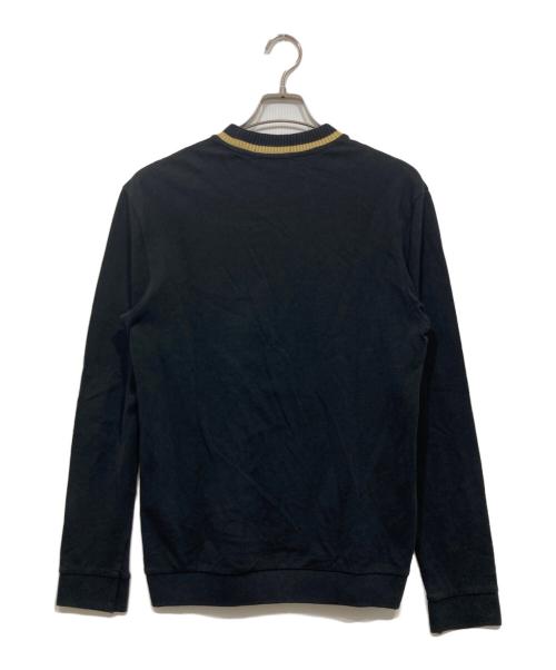 FRED PERRY（フレッドペリー）FRED PERRY (フレッドペリー) ロングスリーブカットソー ブラック サイズ:Ｓの古着・服飾アイテム