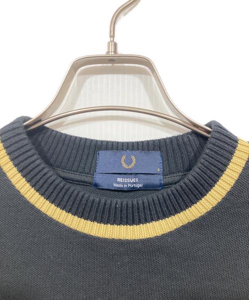 FRED PERRY（フレッドペリー）FRED PERRY (フレッドペリー) ロングスリーブカットソー ブラック サイズ:Ｓの古着・服飾アイテム