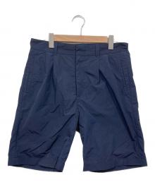 BEAUTY&YOUTH（ビューティーアンドユース）の古着「ハードナイロンショートパンツ」｜ネイビー