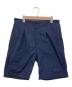 BEAUTY&YOUTH（ビューティーアンドユース）の古着「ハードナイロンショートパンツ」｜ネイビー