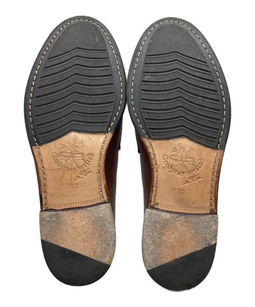 Jalan Sriwijaya（ジャランスリウァヤ）Jalan Sriwijaya (ジャランスリウァヤ) コインローファー ブラウン サイズ:26の古着・服飾アイテム