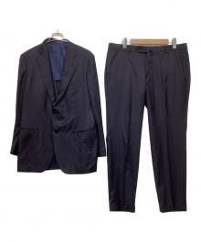 Pilgrim×TOMORROW LAND（ピルグリム×トゥモローランド）の古着「Super110'sウール シングルブレステッド2Bスーツ」｜ネイビー