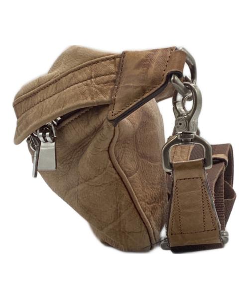 aniary（アニアリ）aniary (アニアリ) ショルダーバッグ　ウエスト ブラウンの古着・服飾アイテム