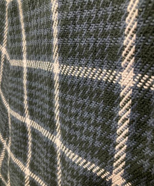 Snidel（スナイデル）Snidel (スナイデル) チェックスリットデザインロングスカート ネイビーの古着・服飾アイテム